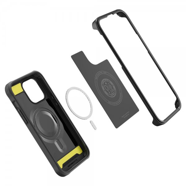 Spigen iPhone 14 Pro Max Cover Geo Armor 360 MagFit Sort