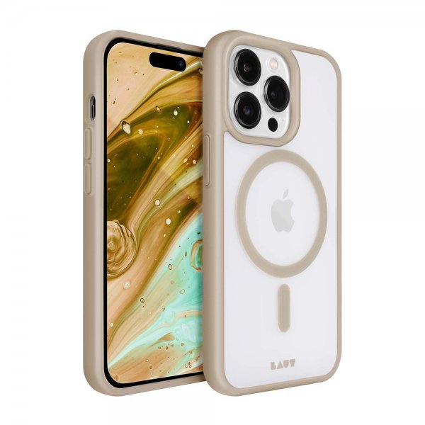 LAUT iPhone 14 Pro Max Cover Huex Protect MagSafe Sand
