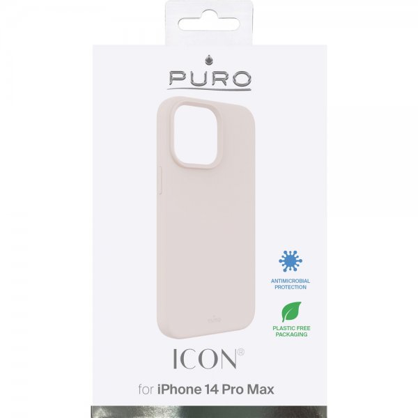 Puro iPhone 14 Pro Max Cover Icon Rosa