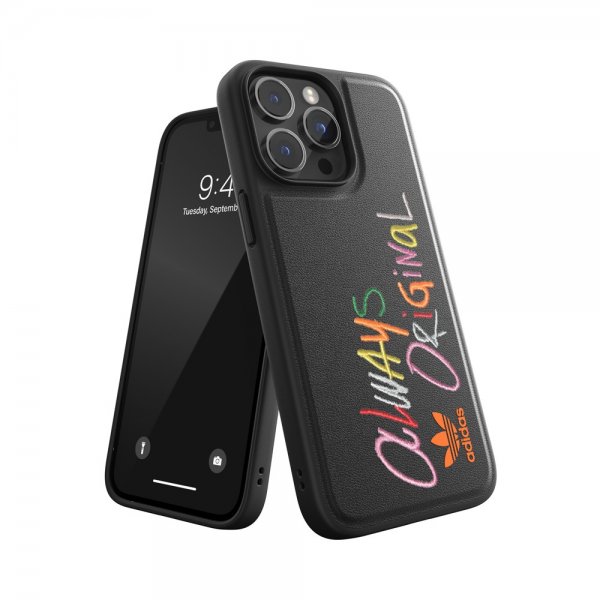 Adidas iPhone 14 Pro Max Cover Inlay Embroidery Case Colourful