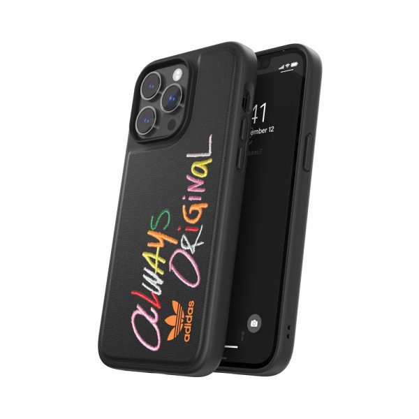 Adidas iPhone 14 Pro Max Cover Inlay Embroidery Case Colourful