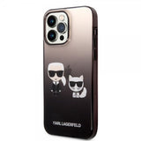 Karl Lagerfeld iPhone 14 Pro Max Cover Karl & Choupette Gradient Sort