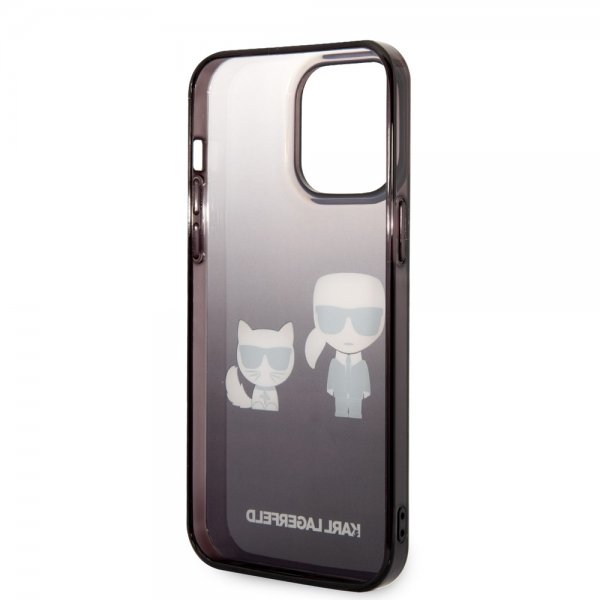Karl Lagerfeld iPhone 14 Pro Max Cover Karl & Choupette Gradient Sort
