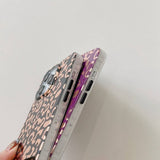 iPhone 14 Pro Max Cover Leopardmønster Hvid