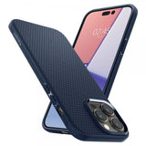 Spigen iPhone 14 Pro Max Cover Liquid Air Navy Blue