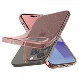 Spigen iPhone 14 Pro Max Cover Liquid Crystal Glitter Rose Quartz