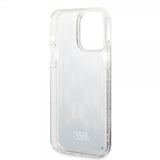 Karl Lagerfeld iPhone 14 Pro Max Cover Liquid Glitter Monogram Sort