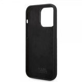 Karl Lagerfeld iPhone 14 Pro Max Cover Liquid Silicone Choupette Sort