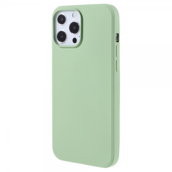 X-Level iPhone 14 Pro Max Cover Liquid Silikone Lysegrøn