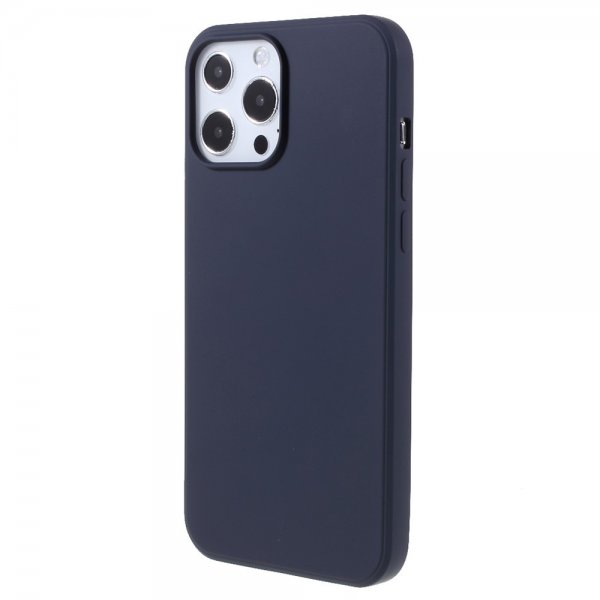 X-Level iPhone 14 Pro Max Cover Liquid Silicone Mørkeblå