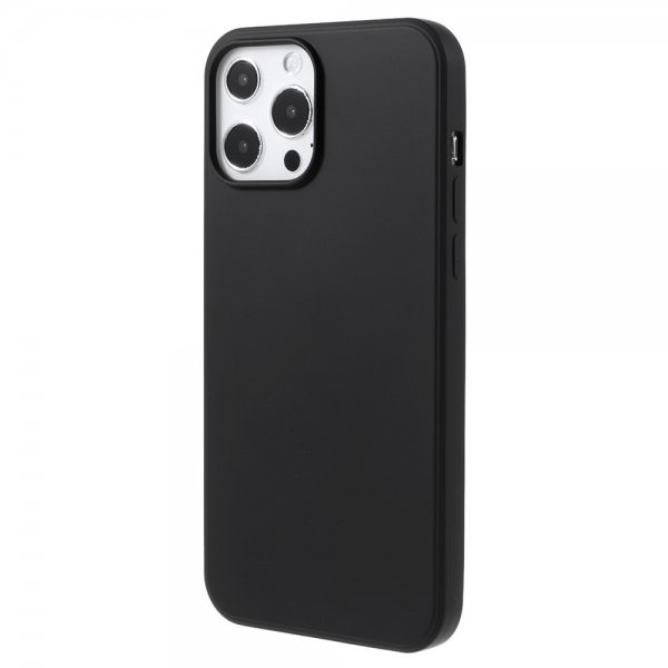 X-Level iPhone 14 Pro Max Cover Flydende Silikone Sort