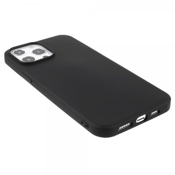 X-Level iPhone 14 Pro Max Cover Flydende Silikone Sort