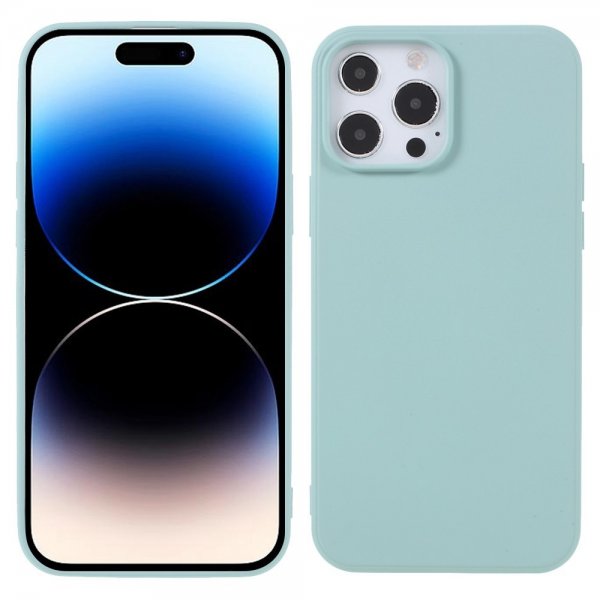 X-Level iPhone 14 Pro Max Skal Liquid Silicone Turkis