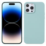 X-Level iPhone 14 Pro Max Skal Liquid Silicone Turkis