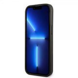 Ferrari iPhone 14 Pro Max Cover Logo Perforeret Sort Rød
