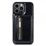 Dg.Ming iPhone 14 Pro Max Cover M3 Series Aftagelig Kortholder Sort
