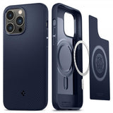 Spigen iPhone 14 Pro Max Cover Mag Armor MagFit Navy Blue