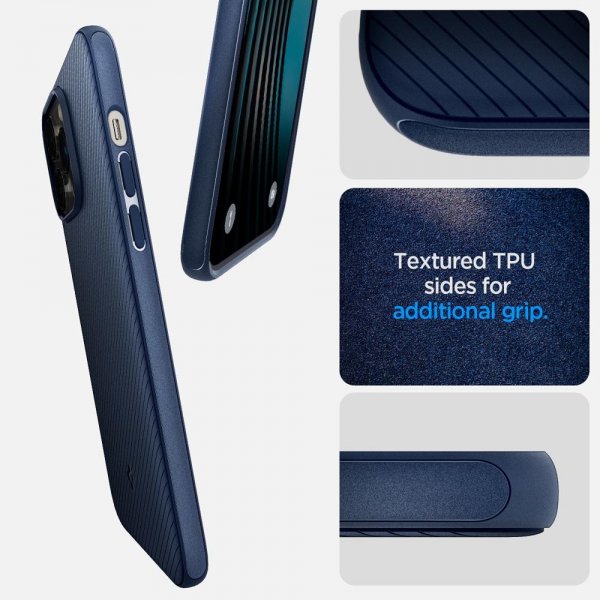 Spigen iPhone 14 Pro Max Cover Mag Armor MagFit Navy Blue
