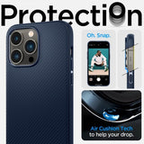 Spigen iPhone 14 Pro Max Cover Mag Armor MagFit Navy Blue