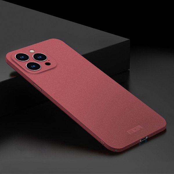Mofi iPhone 14 Pro Max Cover Matte Shield Rød