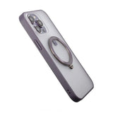 Rvelon iPhone 14 Pro Max Cover Roterbart MagSafe Stativ Lilla