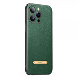 Sulada iPhone 14 Pro Max Cover med Stander Grøn