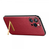 Sulada iPhone 14 Pro Max Cover med Stativ Rød