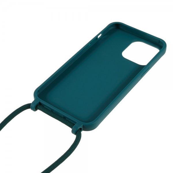iPhone 14 Pro Max Cover med Strap Grøn