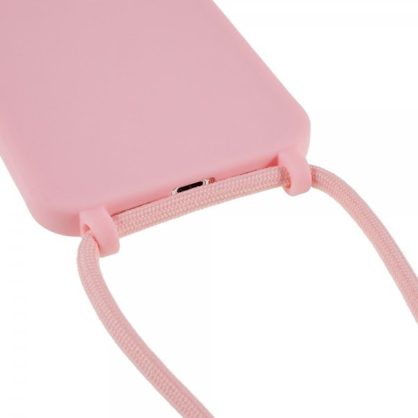 iPhone 14 Pro Max Cover med Rem Rosa
