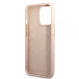 Guess iPhone 14 Pro Max Cover Metal Plate Logo MagSafe Pink