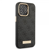 Guess iPhone 14 Pro Max Cover Metal Plate Logo MagSafe Sort