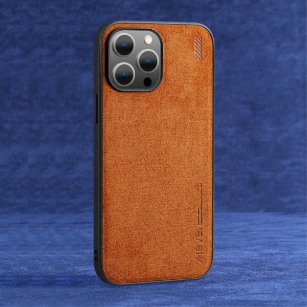 X-Level iPhone 14 Pro Max Cover Mockatekstur Brun