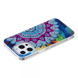 iPhone 14 Pro Max Cover Motiv Blå Mandala