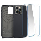 Caseology iPhone 14 Pro Max Cover med Skærmbeskyttelse Nano Pop 360 Black Sesame