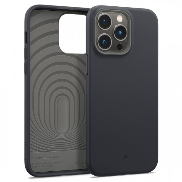 Caseology iPhone 14 Pro Max Cover med Skærmbeskyttelse Nano Pop 360 Black Sesame