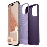 Caseology iPhone 14 Pro Max Cover med Skærmbeskytter Nano Pop 360 Grape Purple