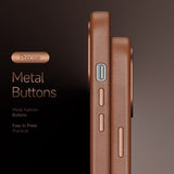 Dux Ducis iPhone 14 Pro Max Cover Naples Series MagSafe Lysebrun