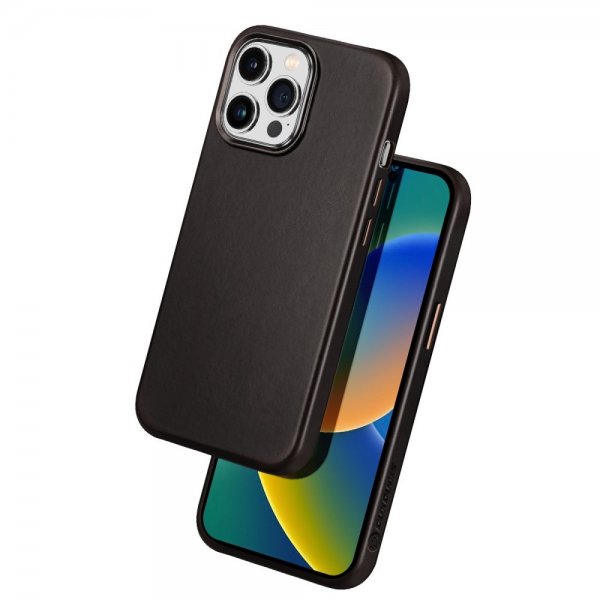 Dux Ducis iPhone 14 Pro Max Cover Naples Series MagSafe Mørkebrun