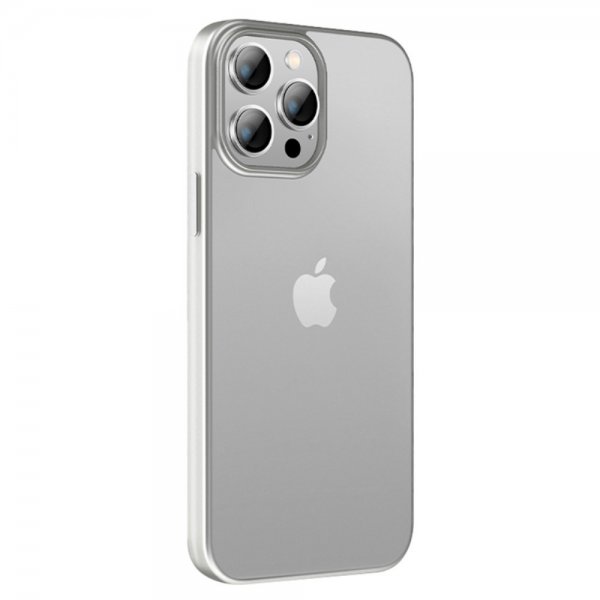 X-Level iPhone 14 Pro Max Cover Nature Color Series Sølv
