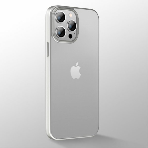 X-Level iPhone 14 Pro Max Cover Nature Color Series Sølv