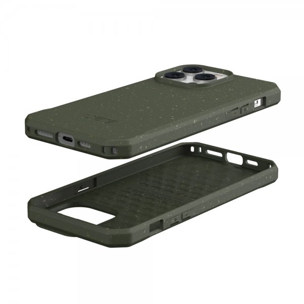 Urban Armor Gear (UAG) iPhone 14 Pro Max Cover Outback Biologisk Nedbrydeligt Cover Olivengrøn