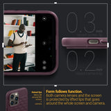 Caseology iPhone 14 Pro Max Cover Parallax Mag Burgundy Bean