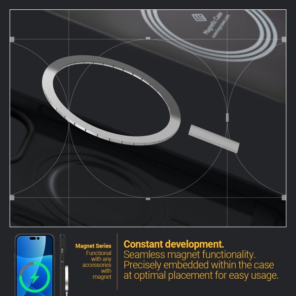 Caseology iPhone 14 Pro Max Cover Parallax Mag Mat Sort