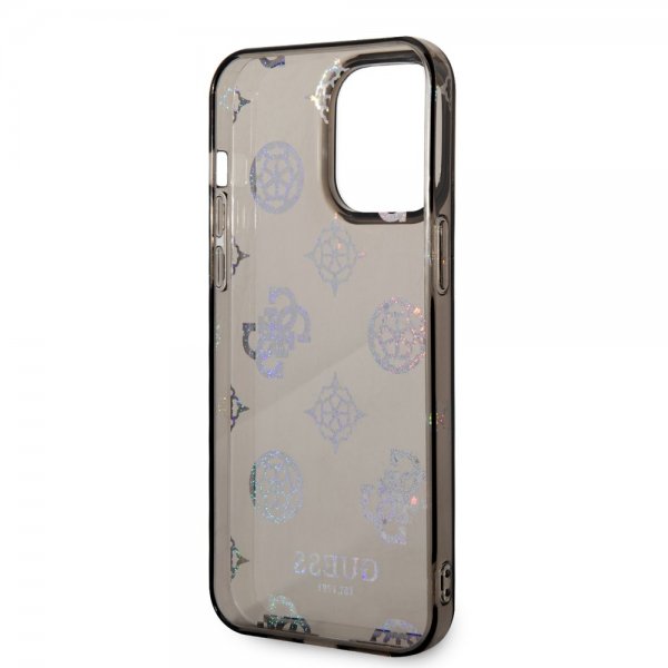 Guess iPhone 14 Pro Max Cover Peony Glitter Sort