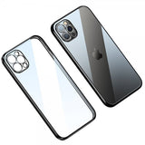 Sulada iPhone 14 Pro Max Cover Belagt Kant Sort