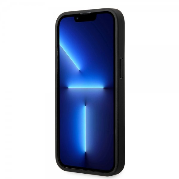 BMW iPhone 14 Pro Max Cover Quilted Sort