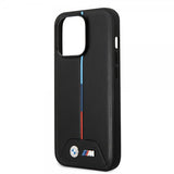 BMW iPhone 14 Pro Max Cover Quilted Sort