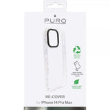 Puro iPhone 14 Pro Max Cover RE-COVER Hvid Gennemsigtig