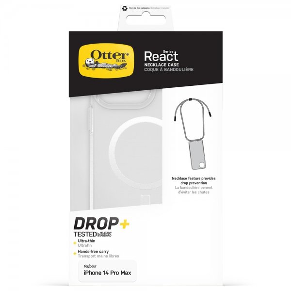 Otterbox iPhone 14 Pro Max Cover React Necklace MagSafe Clear