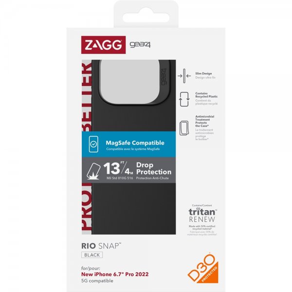 Gear4 iPhone 14 Pro Max Cover Rio Snap Sort